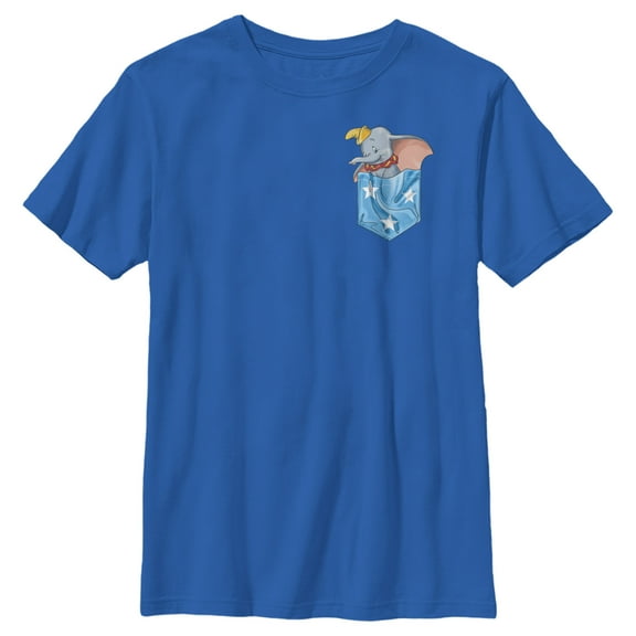 Boy's Dumbo In the Pocket Graphic Tee Royal Blue Large