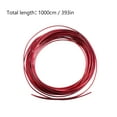 thumbnail image 2 of WRISTBIQUE 1Set Red PVC Car Trim Interior Strips Door Edge Filler Moulding Line Decor Accessory 393x0.2x0.08In, 2 of 8