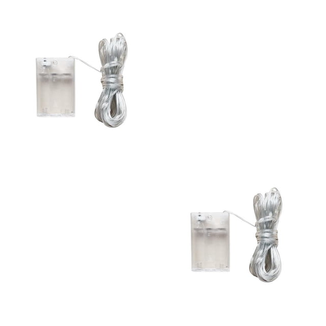 Bearachild lámparas de hadas decoraciones del festival luces LED adorno de vacaciones al aire libre iluminación decorativa blanco puro / 10 Type2 NO2