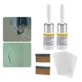 thumbnail image 1 of Baohd 2Pcs Automotive Glass Repair Fluid Windshield Resin Crack Tool DIY Car Fix White, 1 of 9