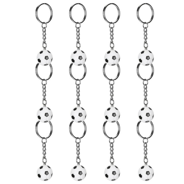 Hanging Ornaments, Soccer Ball Keychains Mini Simulation Plastic Soccer Ball Gift For School Prize For Party Gift