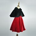 thumbnail image 4 of Mercatoo Little Girls Cozy Faux Fu𝐫 𝐁olero Shru𝐠 𝐒hawl Wra𝐩s Princess Cape Cloak Kids Girls Dress Coat Part𝐲 Dress Up Jacket, 4 of 6