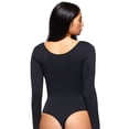 thumbnail image 4 of Sofia Jeans By Sofia Scoop Long Sleeve Bodysuit, 4 of 6