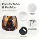 thumbnail image 4 of Balery Prairie Meditating Raccoon Pantalones cortos deportivos para mujer con forro y dos bolsillos, elásticos, para entrenamiento, gimnasio, yoga-Small, 4 of 7