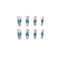 thumbnail image 4 of Fofosbeauty 24 Pcs Ongles Autocollants Coffin Manucure Vernis à Ongles, Biscuits, 4 of 8