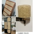 thumbnail image 4 of Loetky Natural Rattan Cane Webbing Roll (45x100cm), Woven Open Mesh Material for DIY Furniture Repair, Chair Seat & Cabinet Door, 4 of 6