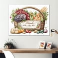 thumbnail image 2 of Designart Fruit In Basket I Canvas Wall Art, 2 of 5
