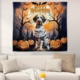 thumbnail image 2 of Mummy German Shorthaired Pointer Happy Halloween with Pumpkins Bats Spooky Fun Tapestry GSP Lover Dog Gift Wall Hanging Backdrop Home Decor - 00019, 2 of 5