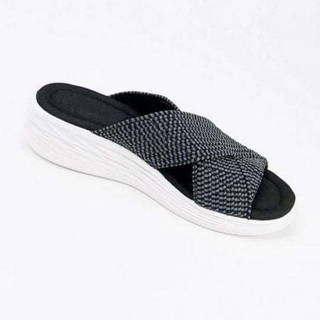 

2021 Fashion Women s Slippers Summer Outdoor Beach Female Flats Plus Size Slipper Casual Comfortable Platform Ladies Sandals