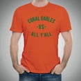 thumbnail image 5 of UGP Campus Apparel Coral Gables Vs All Y'all Mens T-Shirt - Large - Orange, 5 of 6