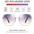 thumbnail image 4 of Lunettes de Soleil de Mode Simples à Tailler Irrégulières, en AC, 4 of 5