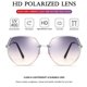 thumbnail image 4 of Gafas de sol de moda simples con tendencia de recorte de montura completa irregular, hechas de AC, 4 of 5