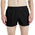 thumbnail image 1 of Aayomet Swimming Trunks for Men Solid Color Quick Drying Pant Plus Size Lace Up Seaside Holiday Shorts Beach Pants (Black, M), 1 of 5