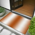 thumbnail image 5 of Burnt Orange Ombre 2x3 Door Mat Rug, Abstract Art Modern Orange Gradient Non-Skid Rubber Backing Large Rectangle Rugs - Living Room Bedroom Home Office, Indoor Floor Mat Carpets Washable Rug, 5 of 9