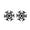 Black, variant on Hollow Snowflake Small Stud Earrings for Women Men Stainless Steel Tiny Winter Snow Flower Cartilage Piercing Studs Earring Minimalist Christmas Jewelry Gifts New Year
