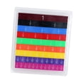 thumbnail image 2 of 51 piezas de fichas de fracciones, barras de fracciones, manipulativos matemáticos, juegos de fracciones unitarias, 2 of 9