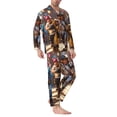 thumbnail image 2 of Goofa Roblox Pattern 2-piece Loungewear Set Men’s Sleepwear Set Soft PJs Cozy loungewear Comfy Sleep Set Winter Pajamas-Small, 2 of 7