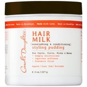Curly Hair Products by Carol's Daughter, Hair Milk Styling Pudding For Curls, Coils and Waves, with Agave and Avocado Oil, Paraben Free Defining Curl Cream, 8 oz (Packaging May Vary) 1 Cou