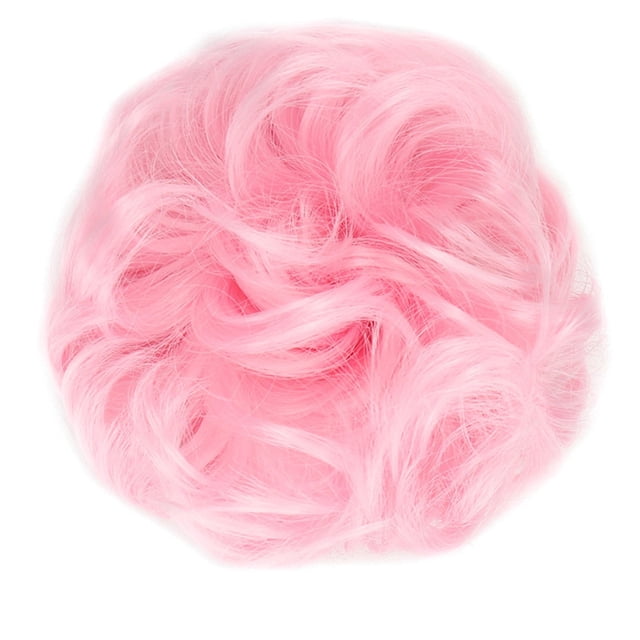 Perruque Extension Chignon Bouclé Chignon Désordonné Pièce de Cheveux Chouchou Enveloppe Extensions de Cheveux, Perruque pour Femmes