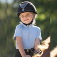 thumbnail image 6 of KERRITS Kids' Ice Fil Lite Short Sleeve Riding Shirt, Color: Carolina Blue, Size: S, 6 of 7