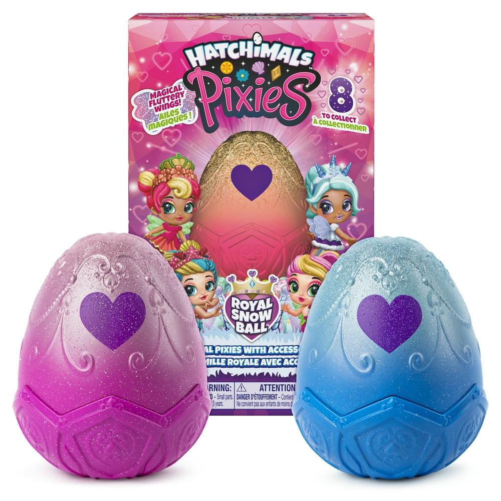 Hatchimals, Pixies Royals 2PAck, 2.5Inch Collectible Dolls and