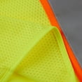 thumbnail image 7 of 3C Products ANSI/ISEA 107-2015 Class 2 Safety Green Cool Mesh Safety Vest w/ Zipper Closure and 4 Outside Pockets / Solid Front & Mesh Back- SV2300-S, 7 of 7