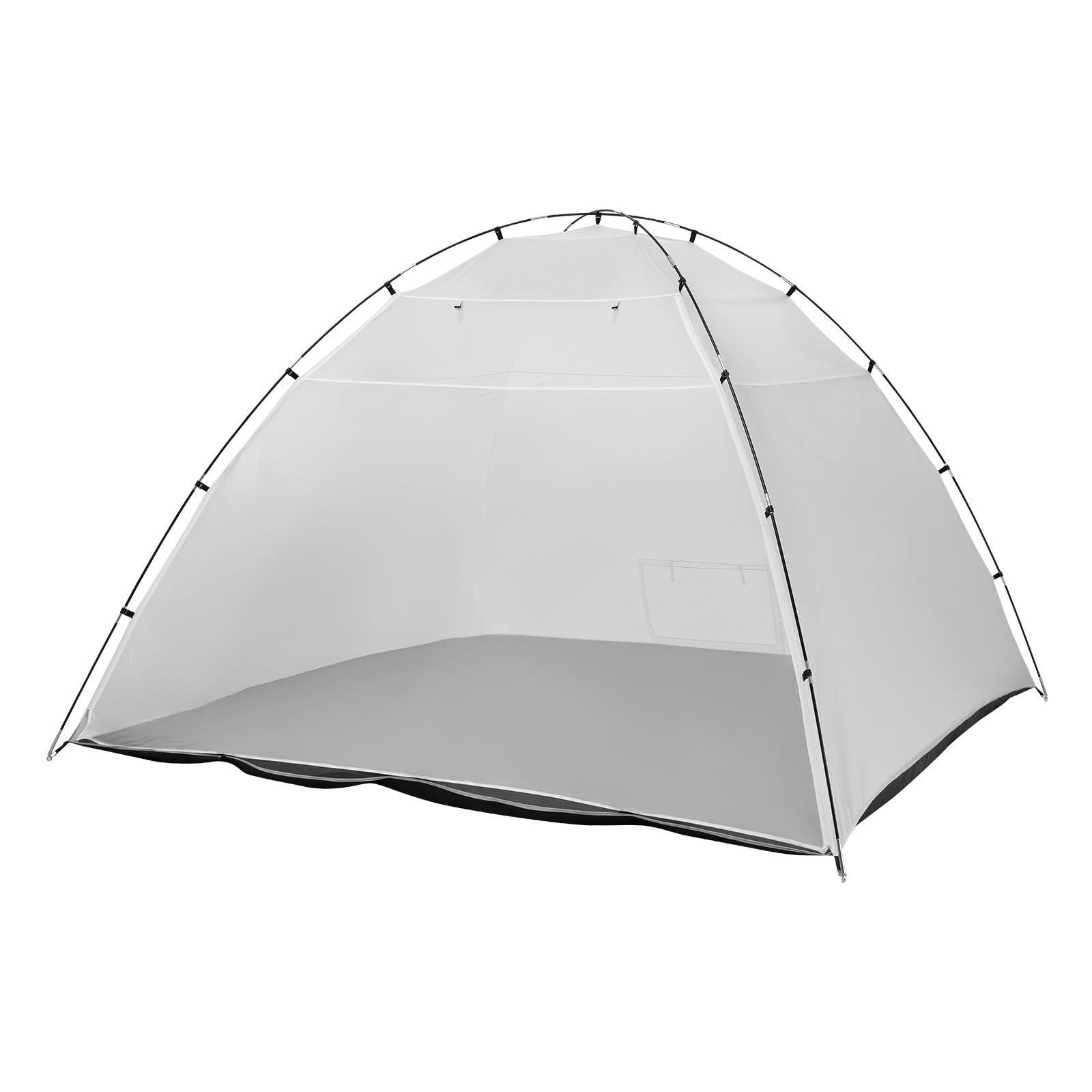 Portable Paint Booth Tent 116.14x114.96x79.53 Inch Large Spray Shelter with Built-in Floor Mesh Screen Oxford Painting Station for Furniture
