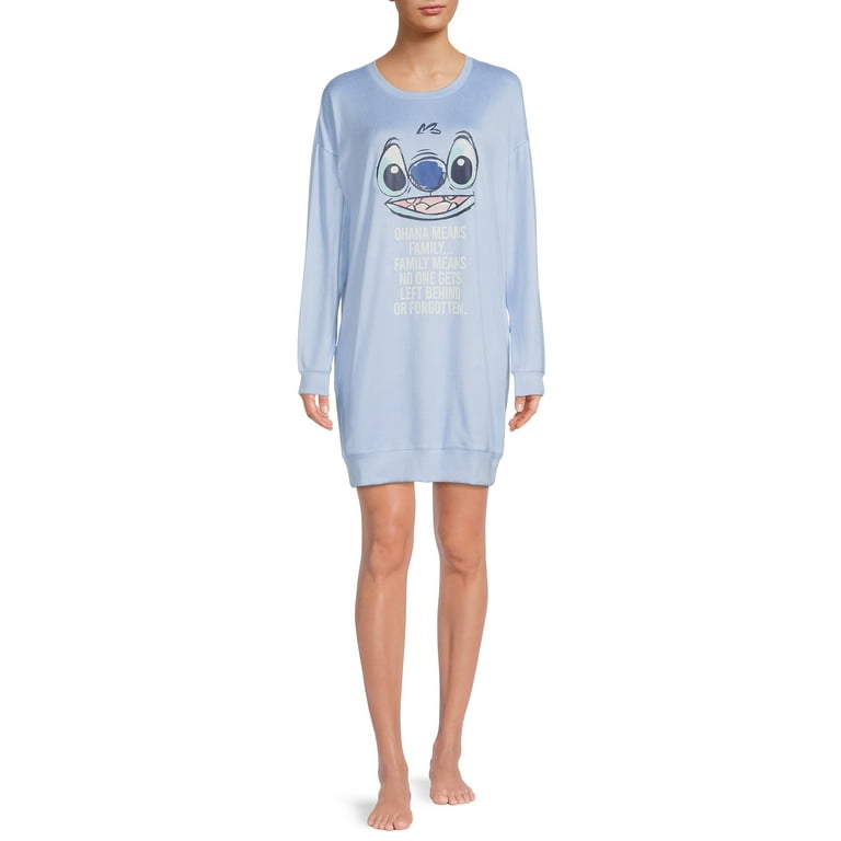 Disney Stitch Women's and Women's Plus Size Ohana Sleep Lounger