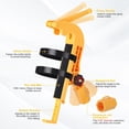 thumbnail image 4 of Spray Can Extension Pole Adaptor, Adjustment Spray Holder Adapter for Wasps/Hornets Spray with Long Range, Spray Pole Fit for Aerosol Can and Powder Duster, Spray Paint, Tree Cleaner Spray (Yellow), 4 of 8