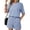 Blue, variant on 2 Piece Short Sets for Women 2026 Summer Spring Plaid Lounge Beach Travel Vacation Outfits Matching Shorts Sweatsuit with Pockets Black L