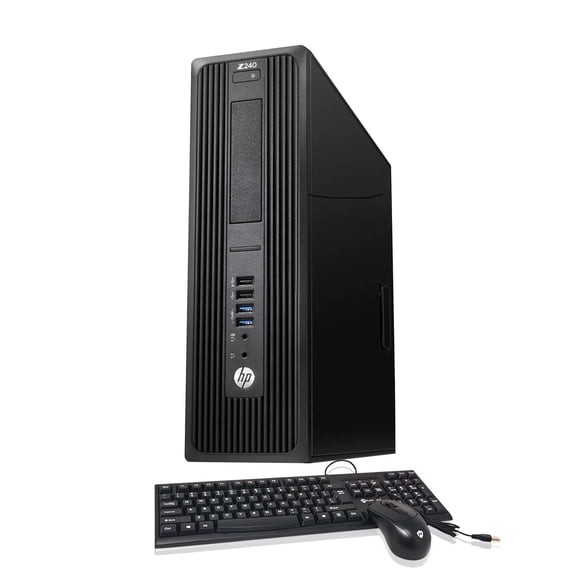 HP Workstation Z240 SFF Desktop PC Computer Core i5 6500 16 GB 128 GB SSD Windows 11 Pro WiFi Refurbished