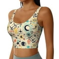 thumbnail image 2 of Xecao Rockets for Sports Bra with Removable Pads, Crop Tank Top Design, Women's Longline Sports Bra - Non-Wired - Small, 2 of 9
