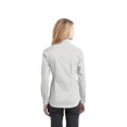 thumbnail image 2 of Port Authority L646 Ladies Stretch Poplin Shirt, White - Extra Large, 2 of 6
