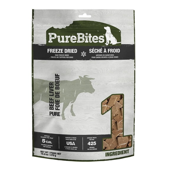 PureBites, Value Size Dog Treats, Beef Liver - Freeze Dried Dog Treat