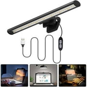 Laptop Monitor Light Bar, USB e-Reading LED Task Lamp, 3 Adjustable Color Temperature, 10 Dimming Brightness Levels, No Screen Glare,  Eye Health Care, Portable for Travel