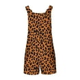 thumbnail image 6 of Drses Womens Summer Casual Suspender Printing Sleeveless Romper Loose Spaghetti Strap Shorts Overalls Jumpsuit with Pockets, 6 of 6