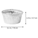 thumbnail image 3 of 40 moldes de papel de aluminio para hornear cupcakes, tartaletas, cupcakes, 3 of 8