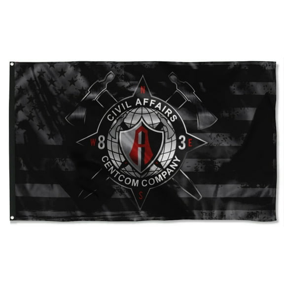 Cayyon 83rd Centcom Company Us Subdued Flag 3x5Feet Military Banner with 2 Brass Grommets