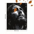 thumbnail image 3 of UXIEQU Dramatic Portrait Canvas Wall Art 15.75x11.81 Inches, 3 of 8
