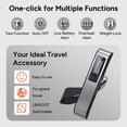 thumbnail image 4 of Travel Inspira Digital Luggage Scales with Overweight Alert LCD Display 110LB / 50KG (Stainless Steel, Black), 4 of 9