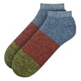 thumbnail image 2 of BambooMN Unisex Rayon from Bamboo Classic Casual Ankle Socks - Blue Red Green - Medium - 2 Pairs, 2 of 5