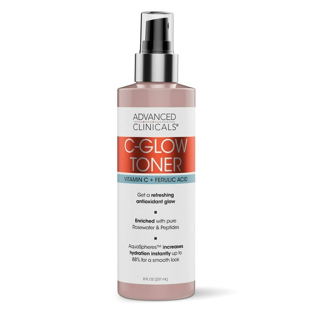 Tónico facial en aerosol Advanced Clinicals Vitamin C Glow, 240 ml
