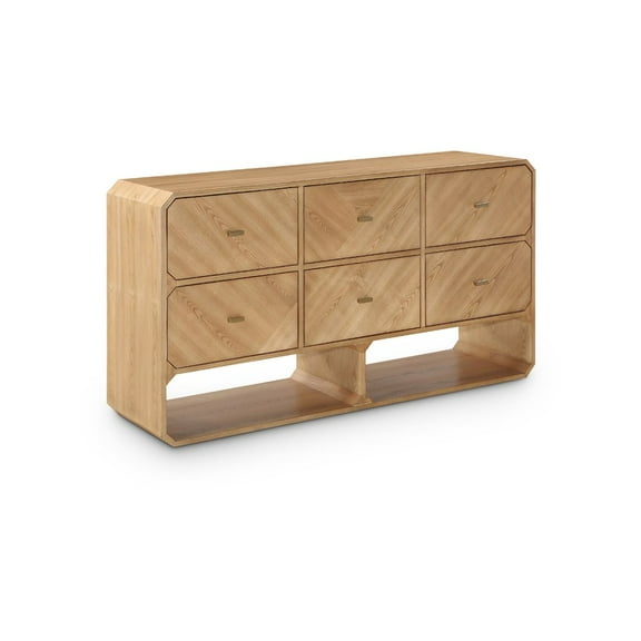 Meridian Furniture Parker Natural Ash Veneer Dresser