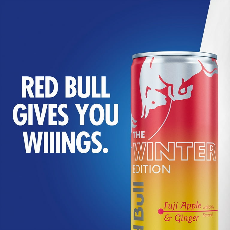 Red Bull Winter Edition Energy Drink, Fuji Apple & Ginger, 12 fl