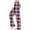 #0063-Pink, variant on TaTaai Women's Christmas Print High Waist Lounge Pants, Elastic Drawstring Pockets Full Length Trousers