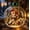 476#E, variant on Light Up Christmas Glass Ball Ornament 3.1 Inches, Warm LED Scene with Santa Tree for Holiday Hanging Decor
