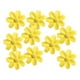 thumbnail image 1 of 50 cabezas de flores artificiales de seda de 4 cm para manualidades amarillo, 1 of 9