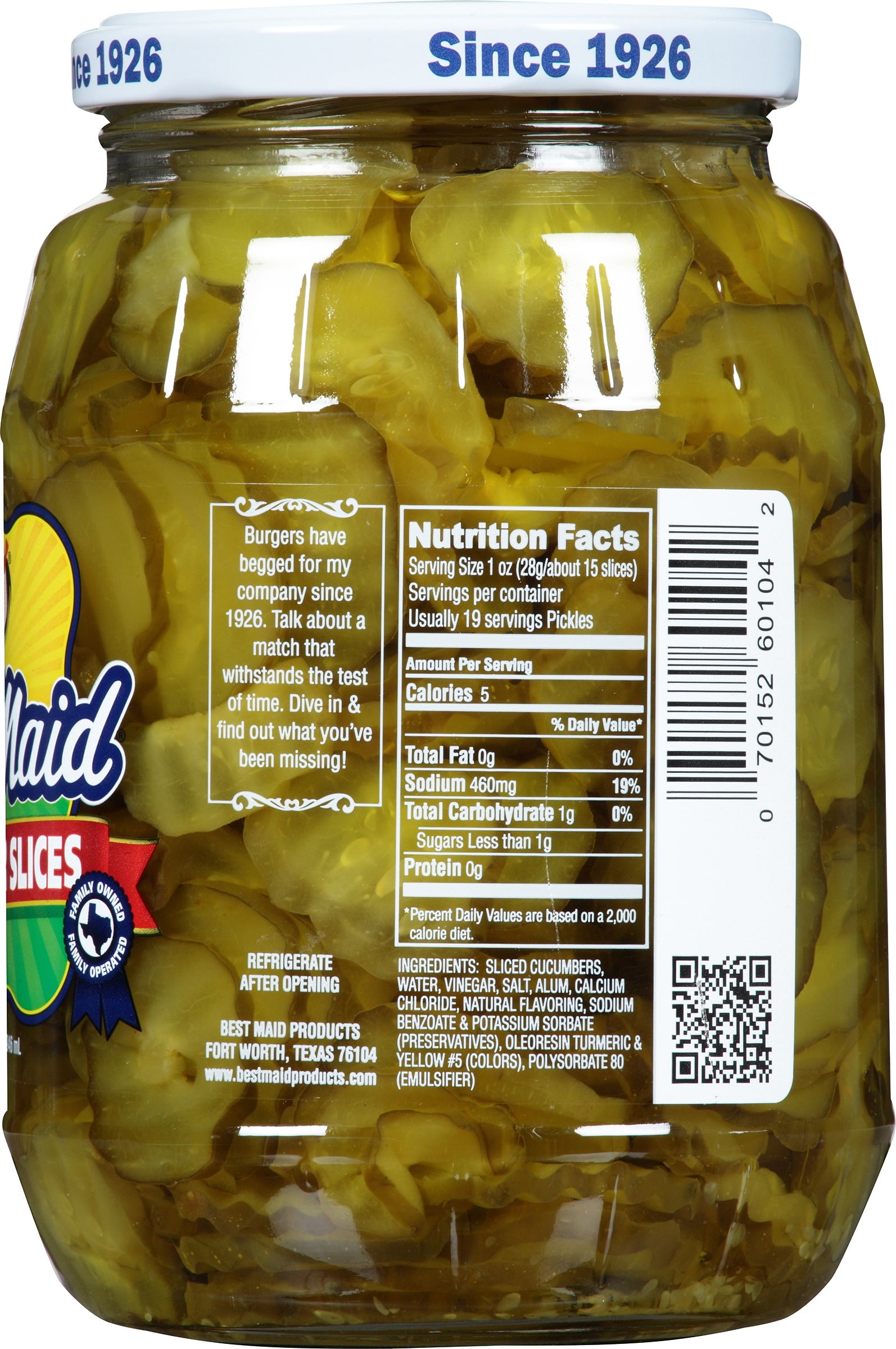 Best Maid Hamburger Slices, 32 fl oz