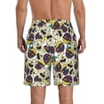 thumbnail image 3 of Naloa Happy Skeleton Men's Beach Shorts, Surfing shorts, Swim trunks, Quick Dry Swim Trunks for Surfing Beach Fun - Large, 3 of 9