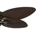 52" Honeywell Palm Island Bronze, Tropical Ceiling Fan with 4 Light